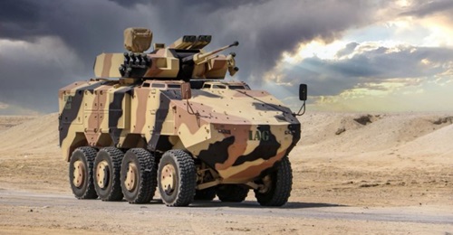 IAG's Rila 8x8 was designed as a private venture.