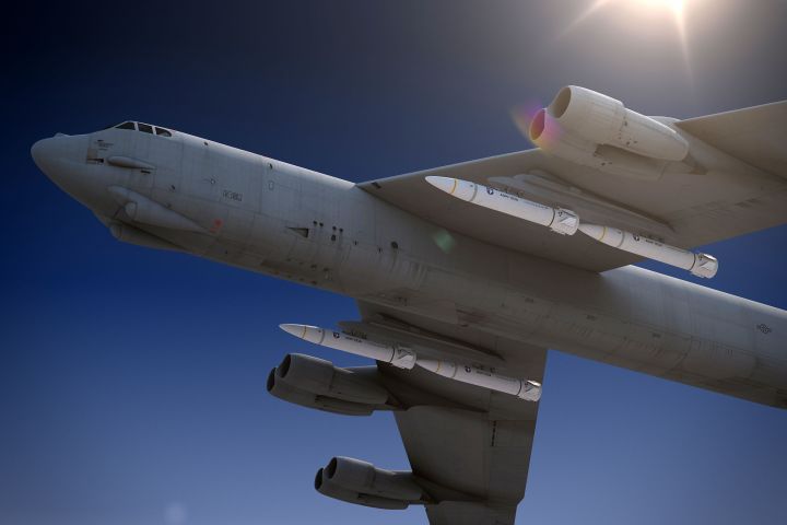 The USAF, in collaboration with Lockheed Martin, is testing the ARRW air-to-surface hypersonic weapon.  (US Air Force)