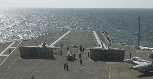 The proposed US Navy fiscal year 2022 budget requests included more funding for future Ford-class aircraft carriers