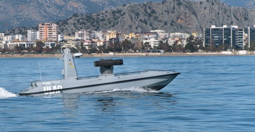 The ULAQ USV prototype launched two Cirit missiles at a static target during a live-fire demonstration on 27 May.