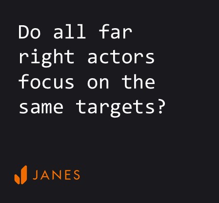 Do all far right actors focus on the same targets?