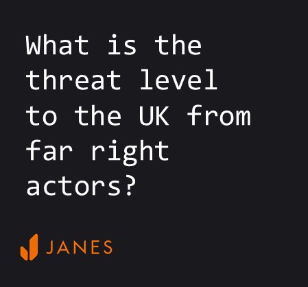 What is the threat level to the UK from Far Right actors?